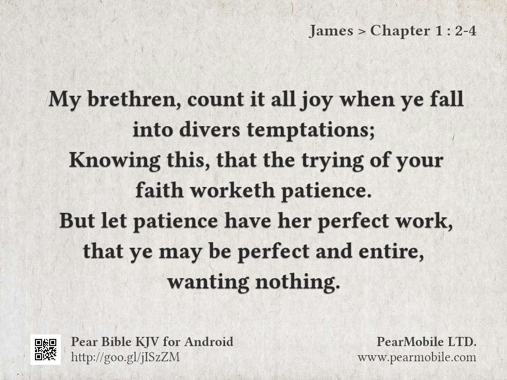 James, Chapter 1:2-4
